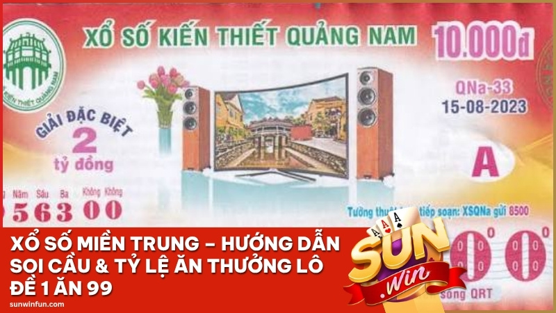 Dự đoán 2–3 số cuối của 18 giải xổ số miền Trung